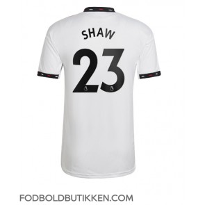 Manchester United Luke Shaw #23 Udebanetrøje 2022-23 Kortærmet